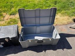 Pair of Modern Military Foot Lockers / Trunks