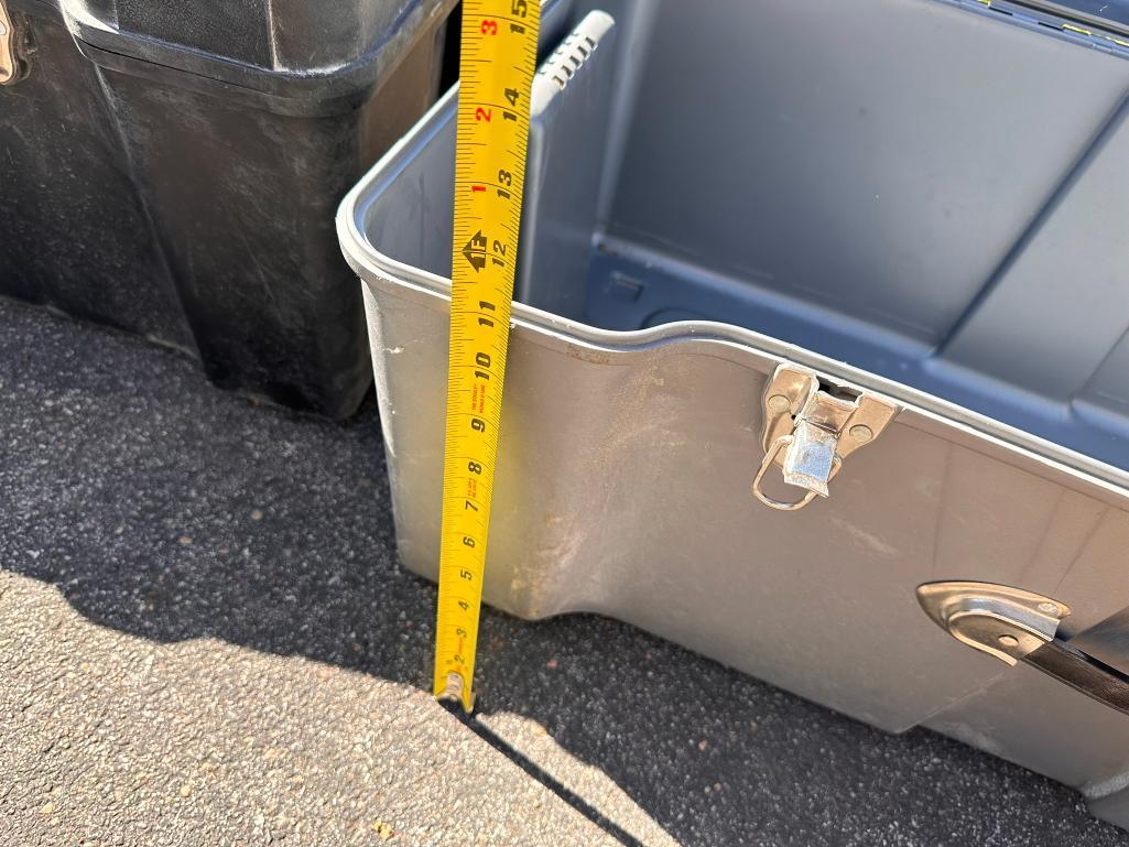 Pair of Modern Military Foot Lockers / Trunks