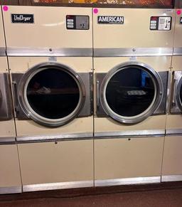 Lot of 2, Single Pocket Commercial Dryers, Unimac UniDryer, American Dryer Corp