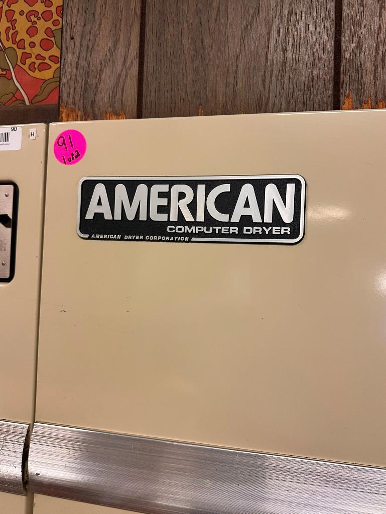 Lot of 2, American Dryer Corp. Commercial Single Pocket Dryers