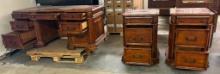 Executives Desk w/ Matching Cabinets