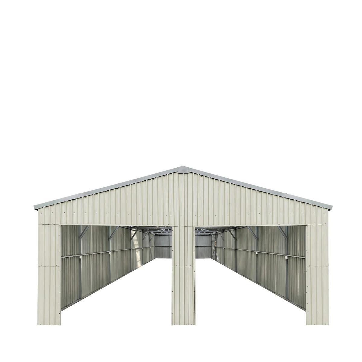 STORAGE BUILDING NEW TMG Industrial 25' x 41' Double Garage Metal Barn Shed with Side Entry Door,