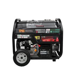 NEW SUPPORT EQUIPMENT New TMG 10000-Watt Dual Fuel Generator (Gasoline and LPG) with Electric Start,