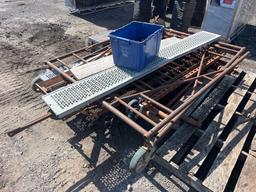 PALLET OF MISC SCAFFOLDING SUPPORT EQUIPMENT