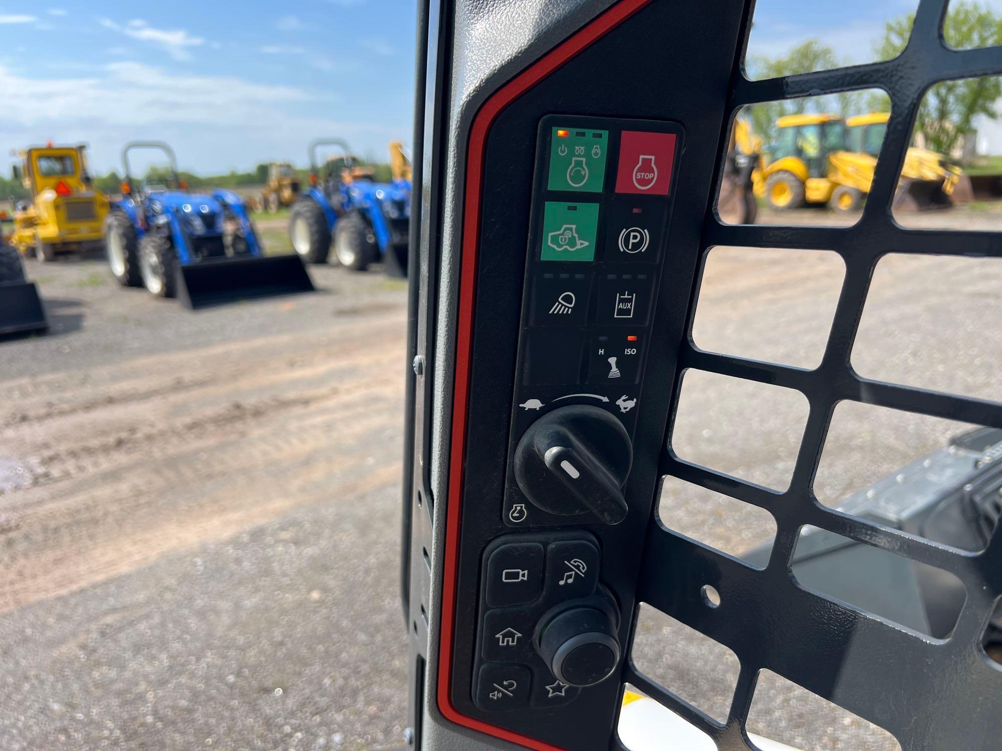 2023 BOBCAT T64 RUBBER TRACKED SKID STEER SN-19310 powered by diesel engine, equipped with rollcage,