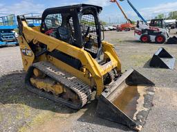 2018 CAT 259D RUBBER TRACKED SKID STEER SN:FTL17982 powered by Cat diesel engine, equipped with