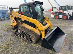 2019 CAT 257D3 RUBBER TRACKED SKID STEER SN:KEZ00549 powered by Cat diesel engine, equipped with