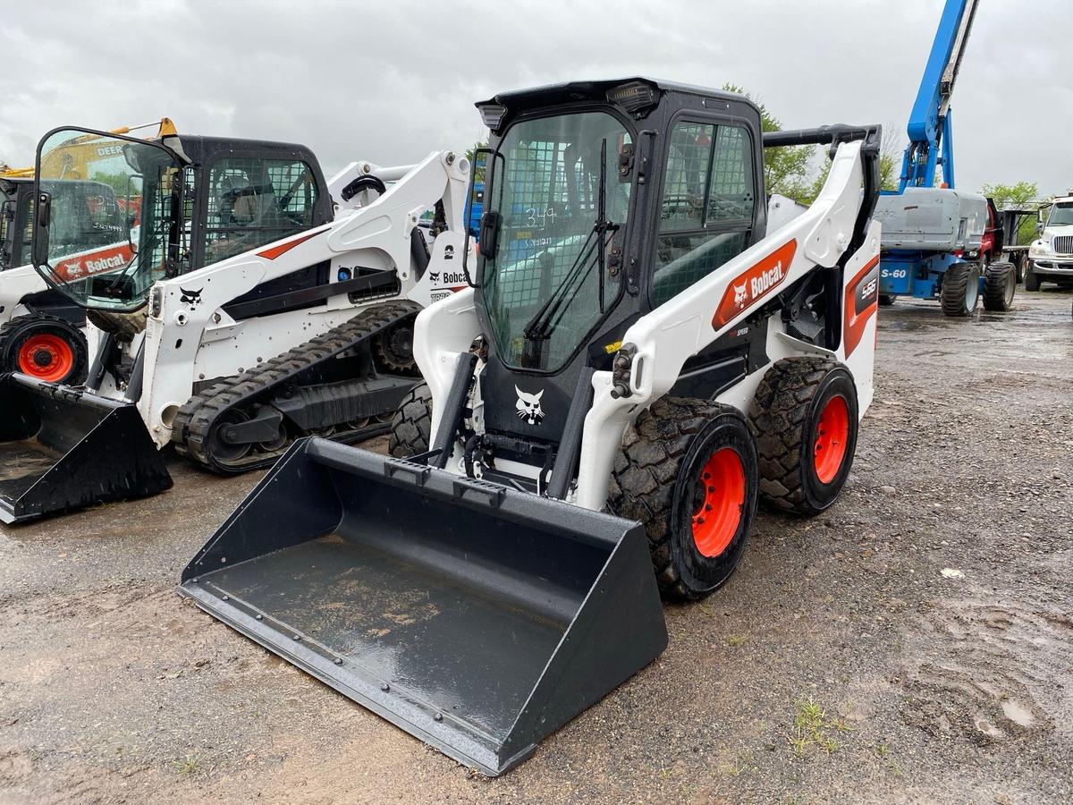 2020 BOBCAT S66 SKID STEER SN:B4SA11211 powered by diesel engine, equipped with EROPS, air, heat,