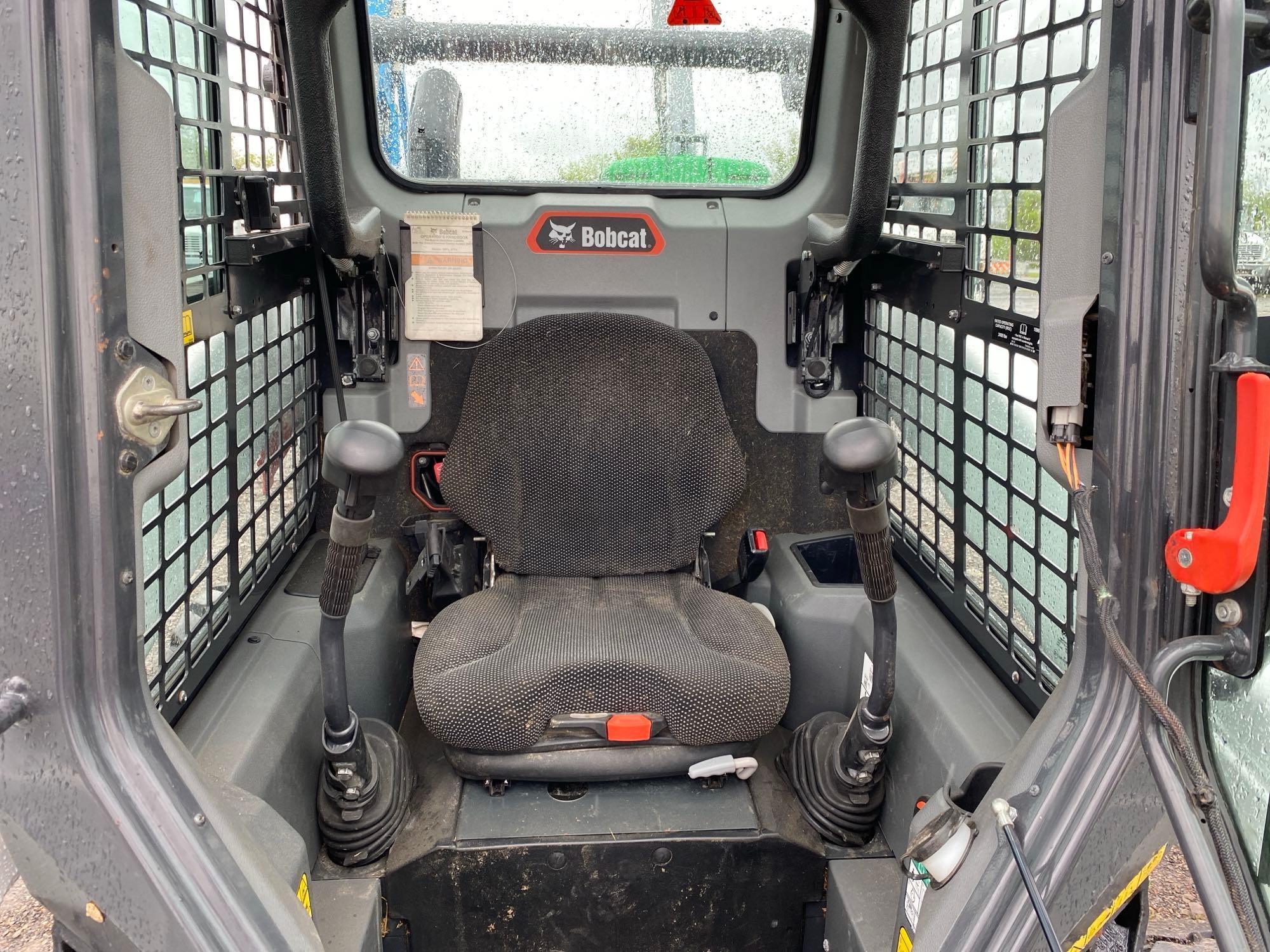 2020 BOBCAT S66 SKID STEER SN:B4SA11211 powered by diesel engine, equipped with EROPS, air, heat,