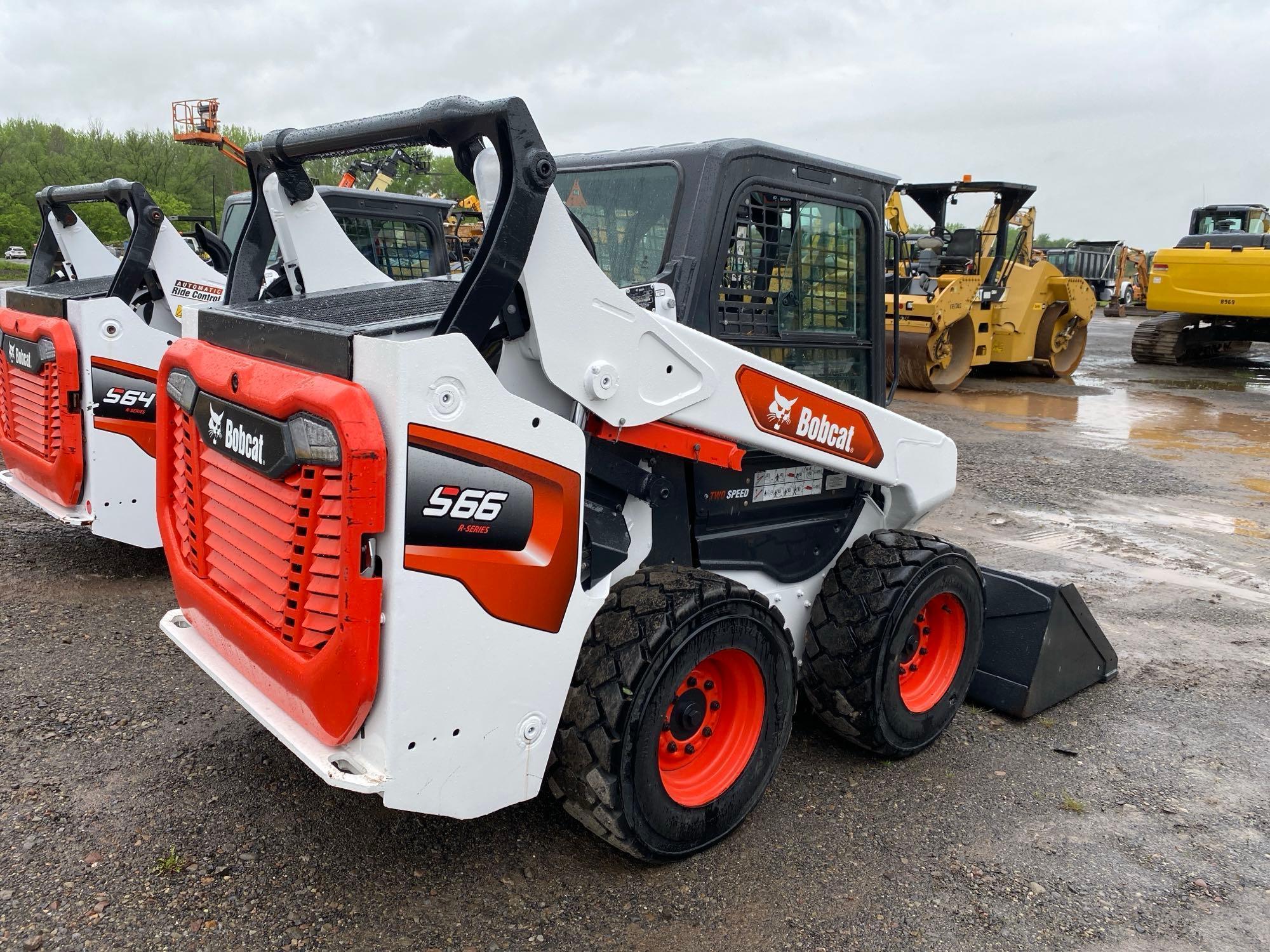 2020 BOBCAT S66 SKID STEER SN:B4SA11211 powered by diesel engine, equipped with EROPS, air, heat,