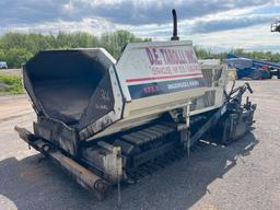 INGERSOLL RAND 575T ASPHALT PAVER SN:136092 powered by Kubota diesel engine, equipped with propane