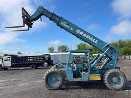 GRADALL 534C-9 TELESCOPIC FORKLIFT SN-444141 4x4, powered by diesel engine, equipped with OROPS,