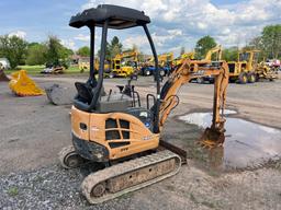 2015 CASE CX17B HYDRAULIC EXCAVATOR SN:NDTN16550 powered by diesel engine, equipped with OROPS,