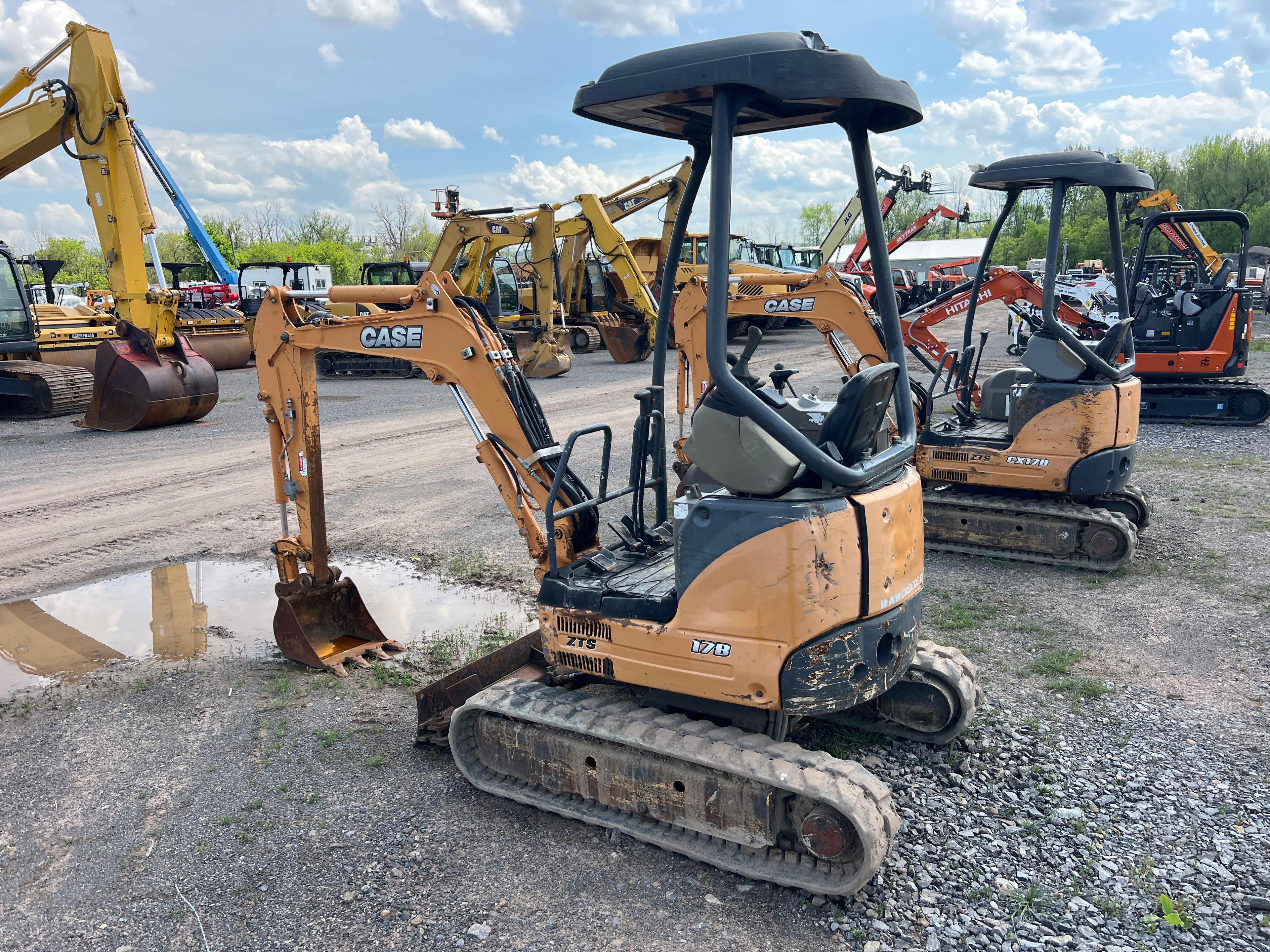 2015 CASE CX17B HYDRAULIC EXCAVATOR SN:NDTN16550 powered by diesel engine, equipped with OROPS,