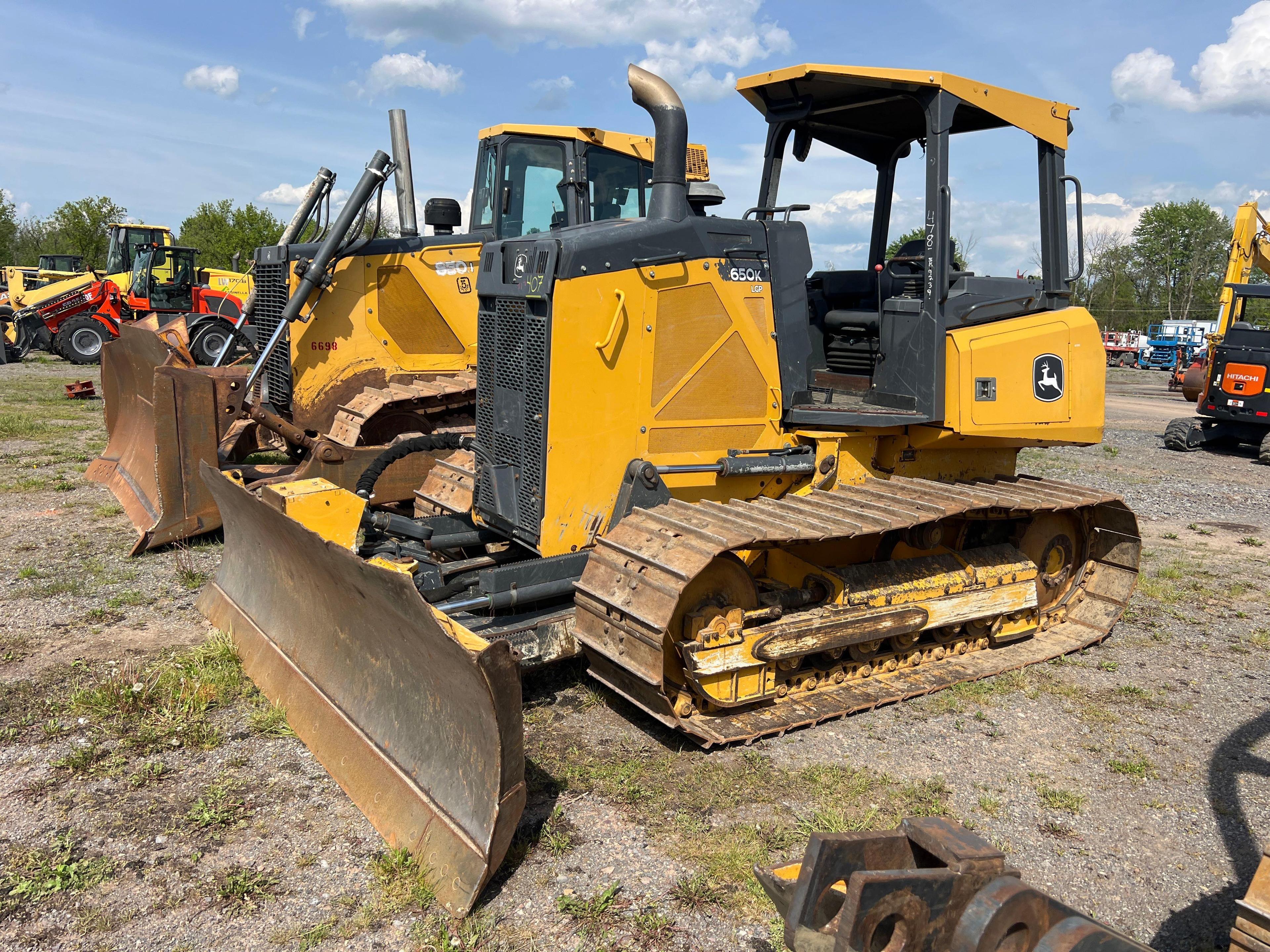 2019 JOHN DEERE 650KLGP CRAWLER TRACTOR SN:AJF339239 powered by John Deere diesel engine, equipped