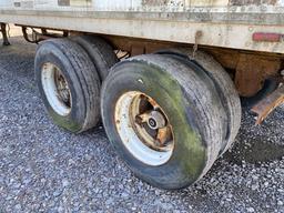 1978 BUD VAN TRAILER VN:155825M tandem axle.