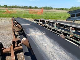 40FT. CONVEYOR CONVEYORS & STACKER trailer mounted..BILL OF SALE ONLY NO TITLE