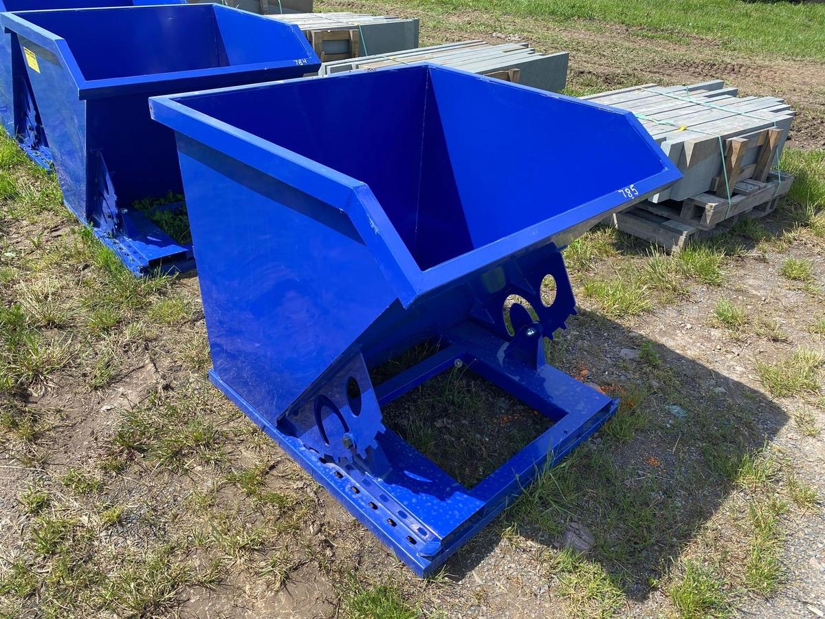 NEW GREATBEAR 1 YARD SELF DUMPING HOPPER SCRAP RECYCLING EQUIPMENT