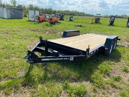 NEW 2024 CROSS COUNTRY 6HD18TD 18FT. TAGALONG TRAILER VN:643112 equipped with 6 ton capacity, tilt