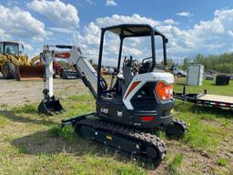 2023 BOBCAT E35i HYDRAULIC EXCAVATOR SN-15133 powered by diesel engine, equipped with OROPS, front