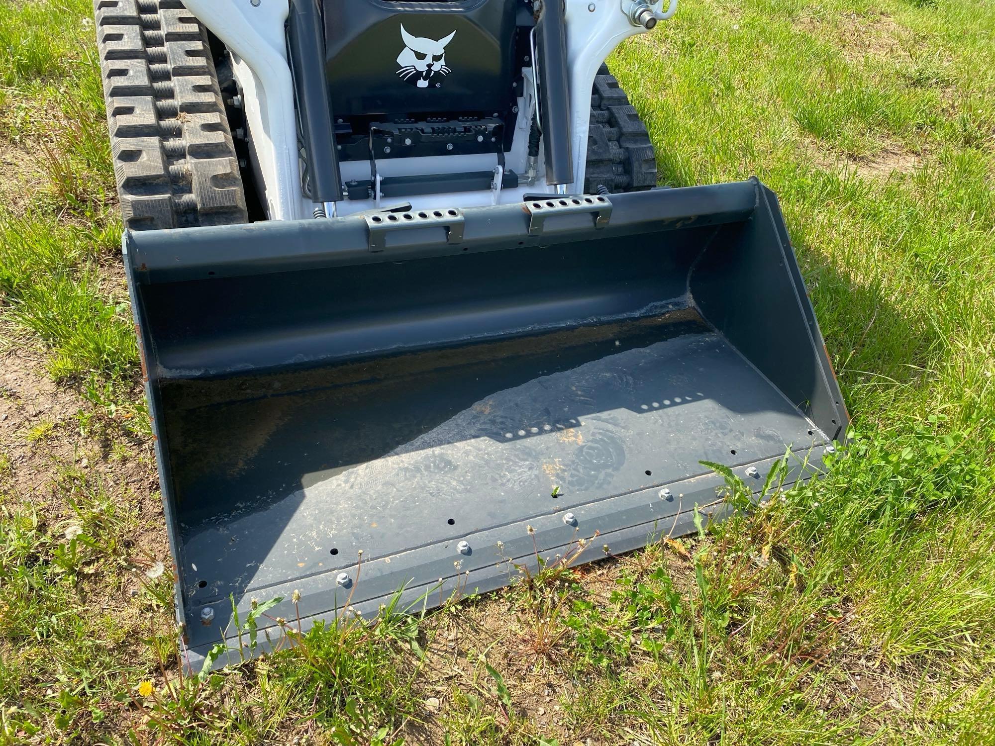 2023 BOBCAT T64 RUBBER TRACKED SKID STEER SN-19207 powered by diesel engine, equipped with rollcage,