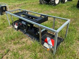 NEW GREATBEAR 86IN. HYDRAULIC SNOW PLOW SKID STEER ATTACHMENT