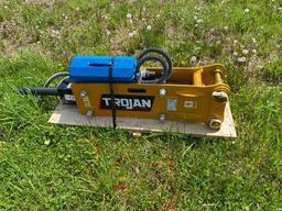 NEW TROJAN HYDRAULIC HAMMER 40mm pins fits to: Cat 303/305.5/304, Case, New Holland, Kobelco SK35,