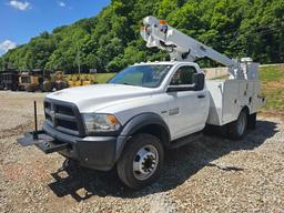 2016 DODGE 4500 BUCKET TRUCK VN:342997...powered by 6.4L Hemi gas engine, equipped with Allison