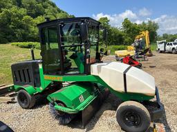 2018 LAYMOR SM450ST SWEEPER SN38398 powered by diesel engine, equipped with EROPS, air, 8ft.