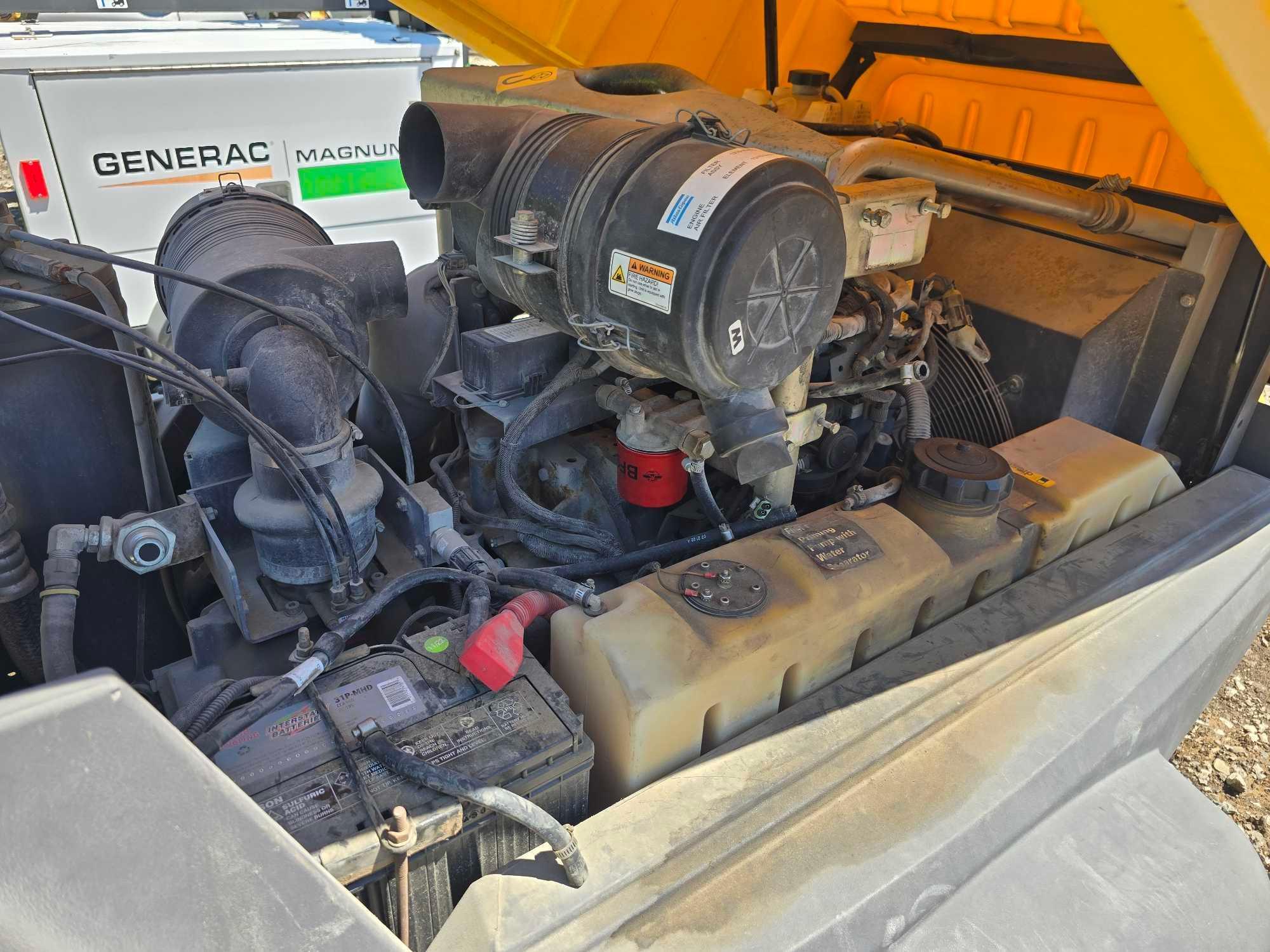 2017 ATLAS COPCO XAS185KD7 T4F AIR COMPRESSOR SN:HOP054508 powered by diesel engine, equipped with