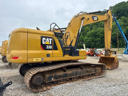 2019 CAT 330 HYDRAULIC EXCAVATOR SN:LHW00970 powered by Cat diesel engine, equipped with Cab, air,