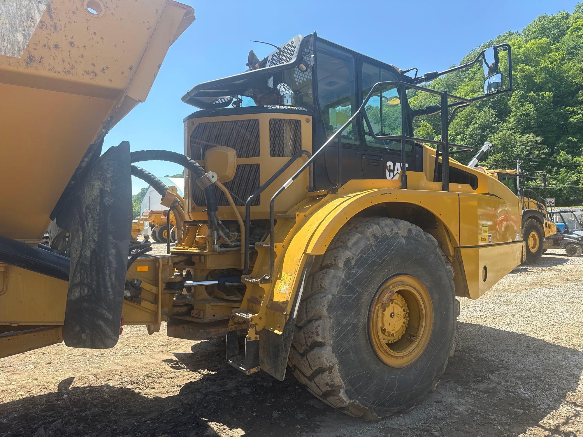 2018 CAT 745 ARTICULATED HAUL TRUCK SN:3T600388 6x6, powered by Cat C18 diesel engine, equipped with