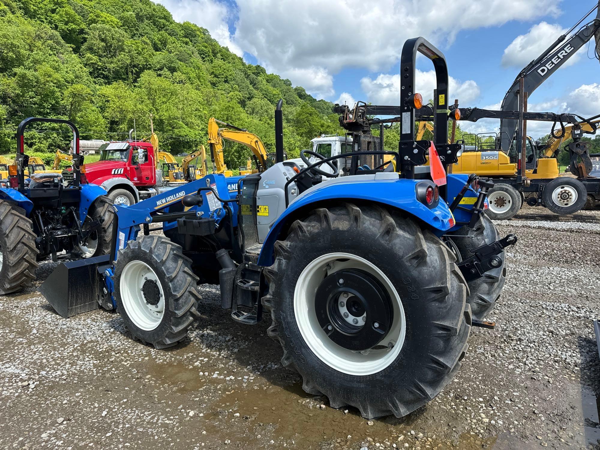 DEMO NEW HOLLAND WORKMASTER 75 TRACTOR LOADER SN-00106, 4x4, powered by diesel engine, 75hp,