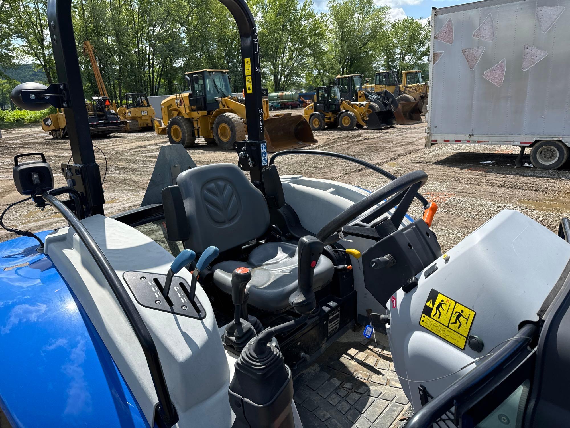 2022 NEW HOLLAND WORKMASTER 75 TRACTOR LOADER SN-03755, 4x4, powered by diesel engine, equipped with