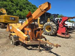 ALTEC WOOD CHIPPER SN: 478723 powered by Kubota diesel engine, equipped with 12in. Chipping