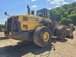 KOMATSU WA500 RUBBER TIRED LOADER SN: 92236 powered by Komatsu diesel engine, equipped with EROPS,