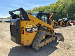 2016 CAT 299D2XHP RUBBER TRACKED SKID STEER SN:DX200299 powered by Cat diesel engine, equipped with