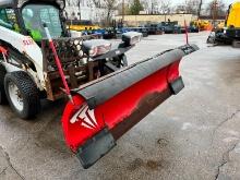 WESTERN 8FT.-10FT. WIDEOUT POWER ANGLE SNOW PLOW, ULTRAMOUNT 2 SNOW EQUIPMENT. Located: 4810 Lilac