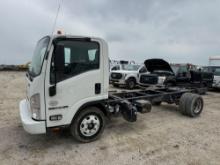 2019 ISUZU NPRHD CAB & CHASSIS VN:JALC4W167L7011935 powered by Isuzu diesel engine, equipped with