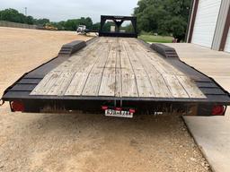 2018 Texas Pride 30' x 8' Flatbed Gooseneck Trailer