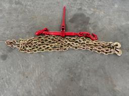 1-Grade 70 3/8" Chain w/ Ratchet Binder