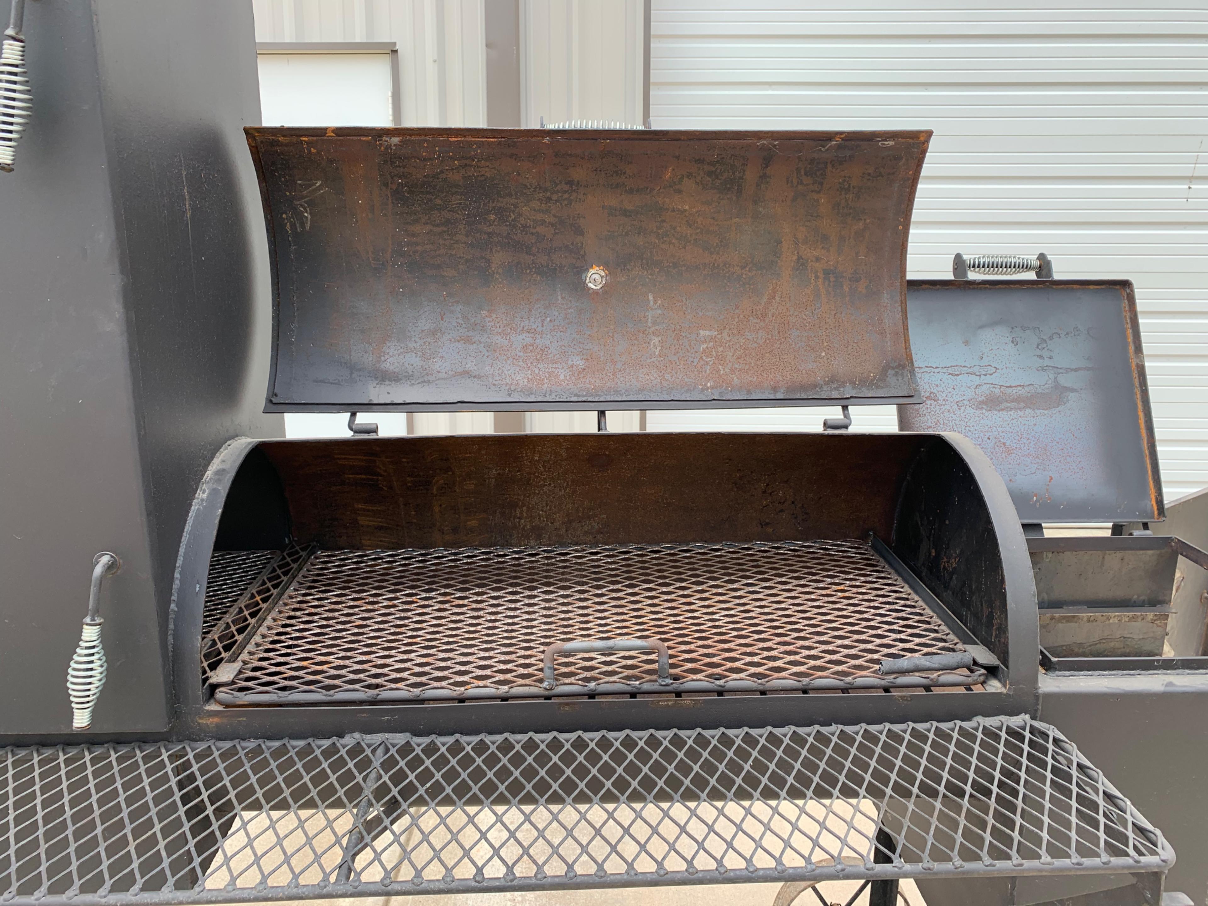 Homemade BBQ Pit W/ 2 Smoker Boxes