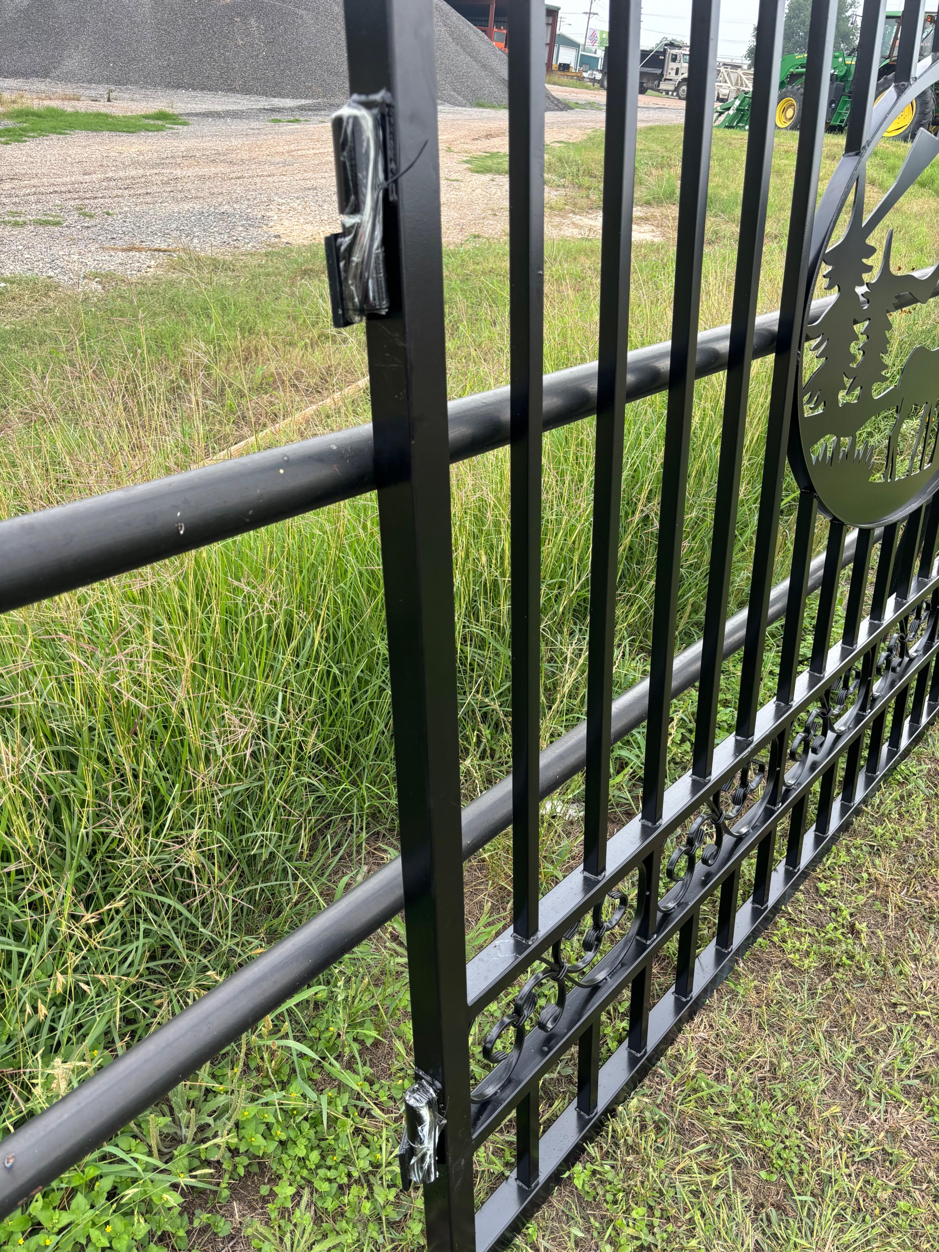 20' Wrought Iron Bi-Parting Gate