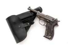 Post-War Assembled French svw-45 Mauser P.38 Semi-Automatic Pistol, with Post-War Holster