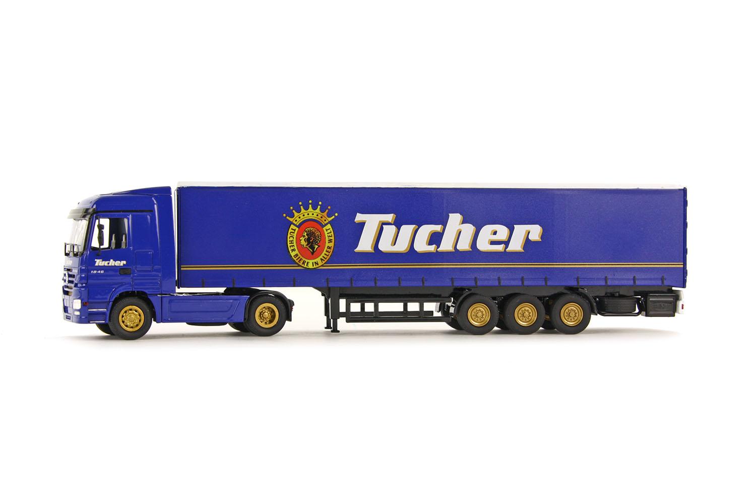 Mercedes Actros w/Curtainside Trailer - Tucher Beer