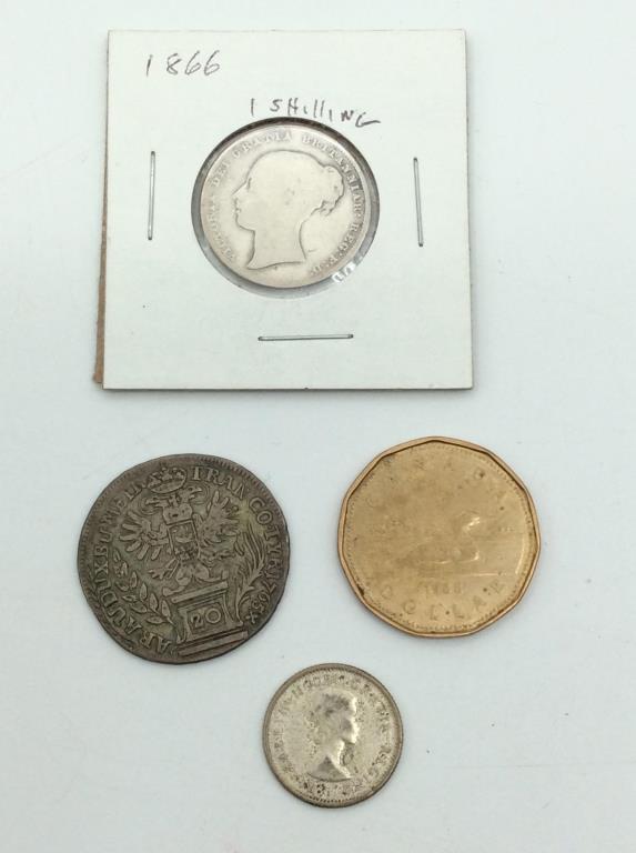 Group of Various Foreign Coins Including