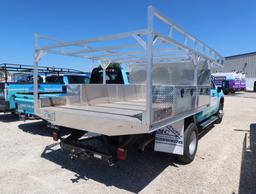 2023 Chevy Silverado 3500 4WD Crew Cab Wide Utility Bed Dual Wheel, Gas, License# AT2 0BH, VIN