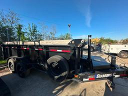 2022 Diamond C Dump Trailer, Model: LPT208 16x81, VIN: 46UFU1621N1255214, GVWR: 18,000 lbs., GAWR