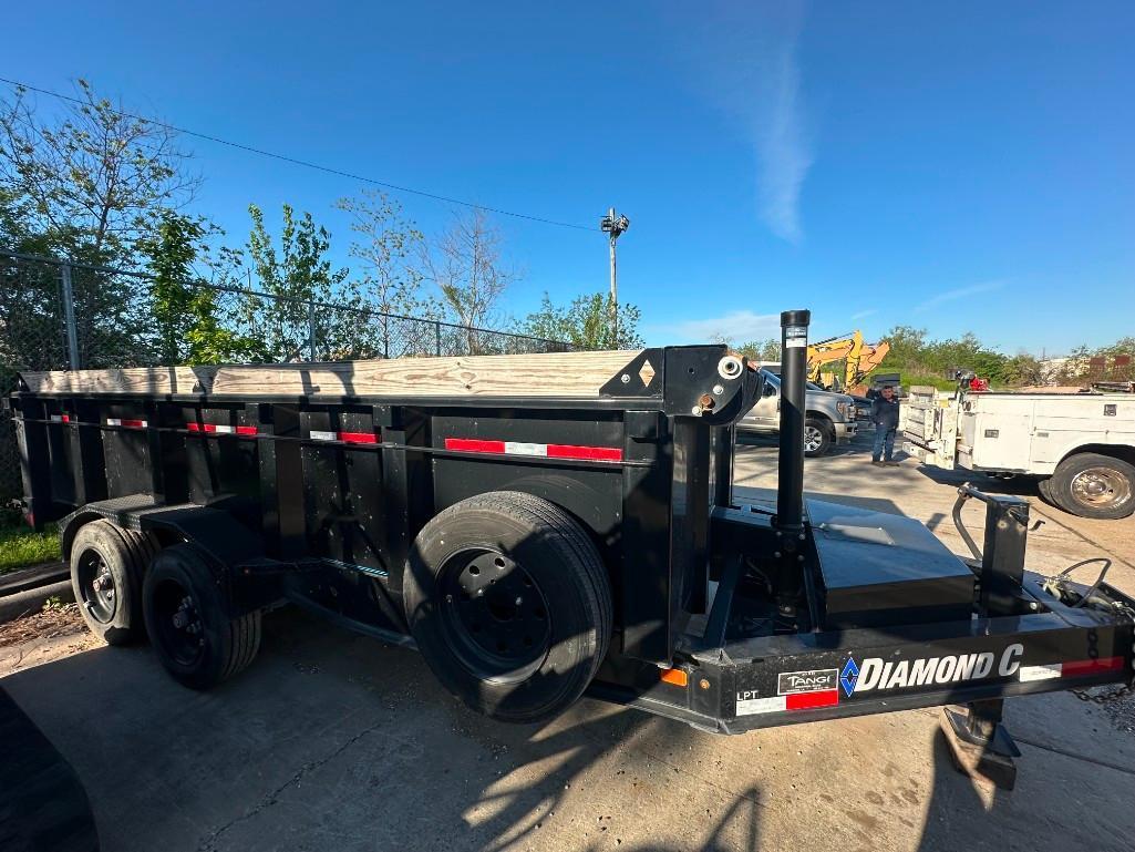 2022 Diamond C Dump Trailer, Model: LPT208 16x81, VIN: 46UFU1621N1255214, GVWR: 18,000 lbs., GAWR