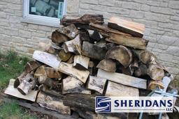 FIREWOOD: ASSORTED FIREWOOD ON WOOD PALLETS